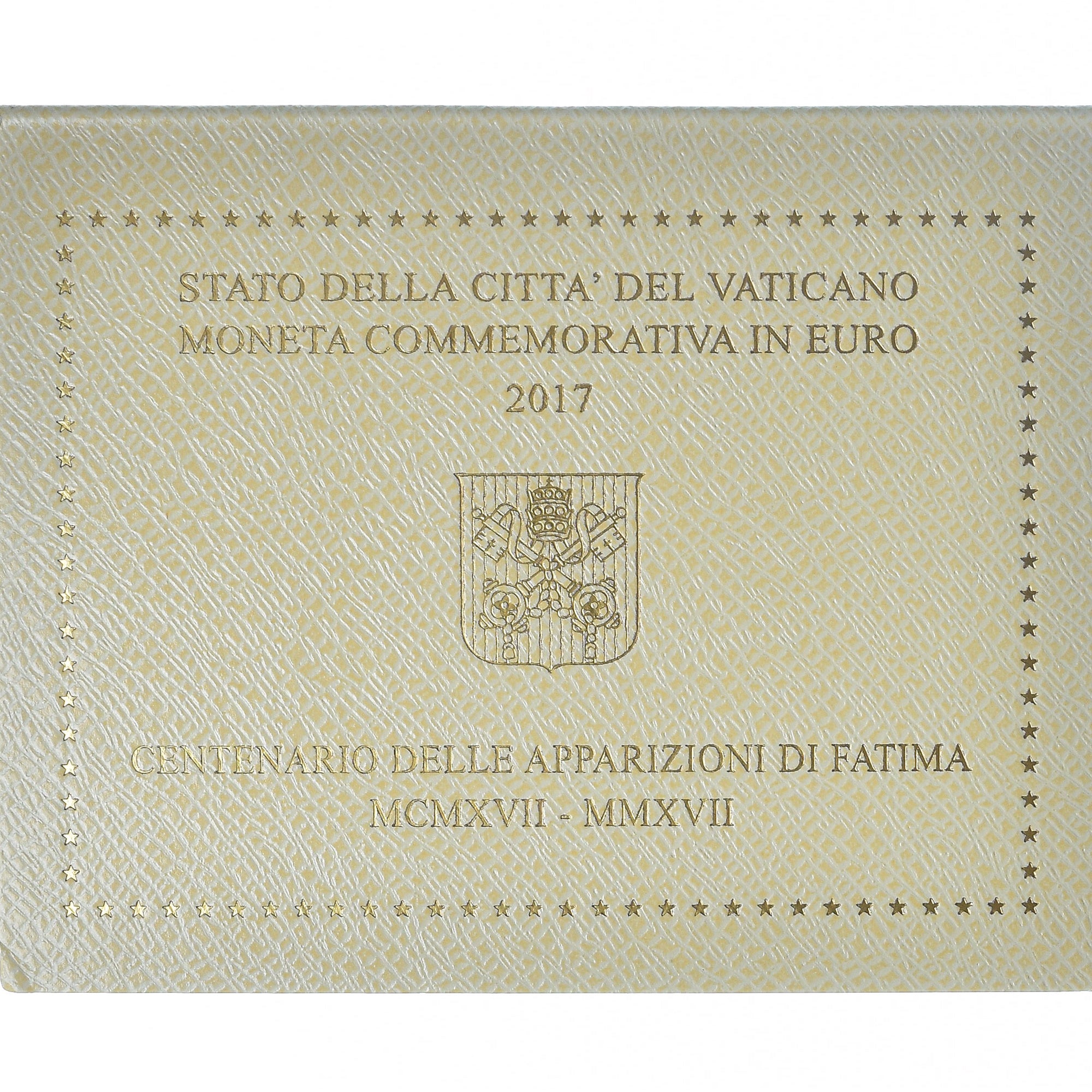 Watykan, Pape François, 2 Euro, centenaire des Apparitions de Fatima, 2017