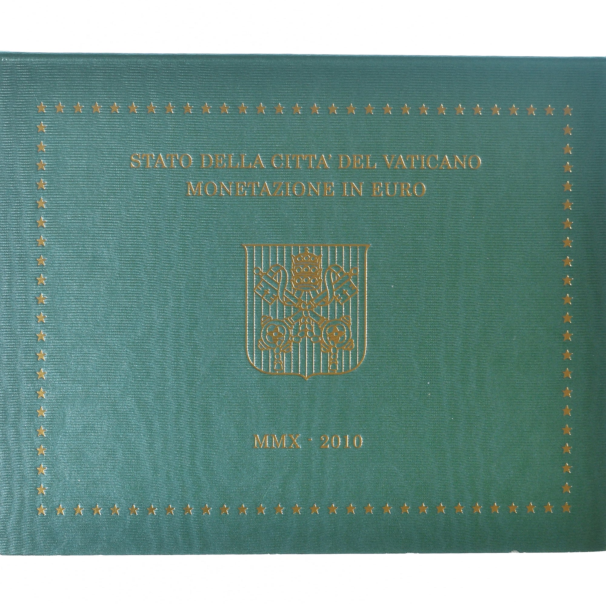 Watykan, Pape Benoit XVI, Set 1 ct. - 2 Euro, 2010, Rome, MS(65-70), ND