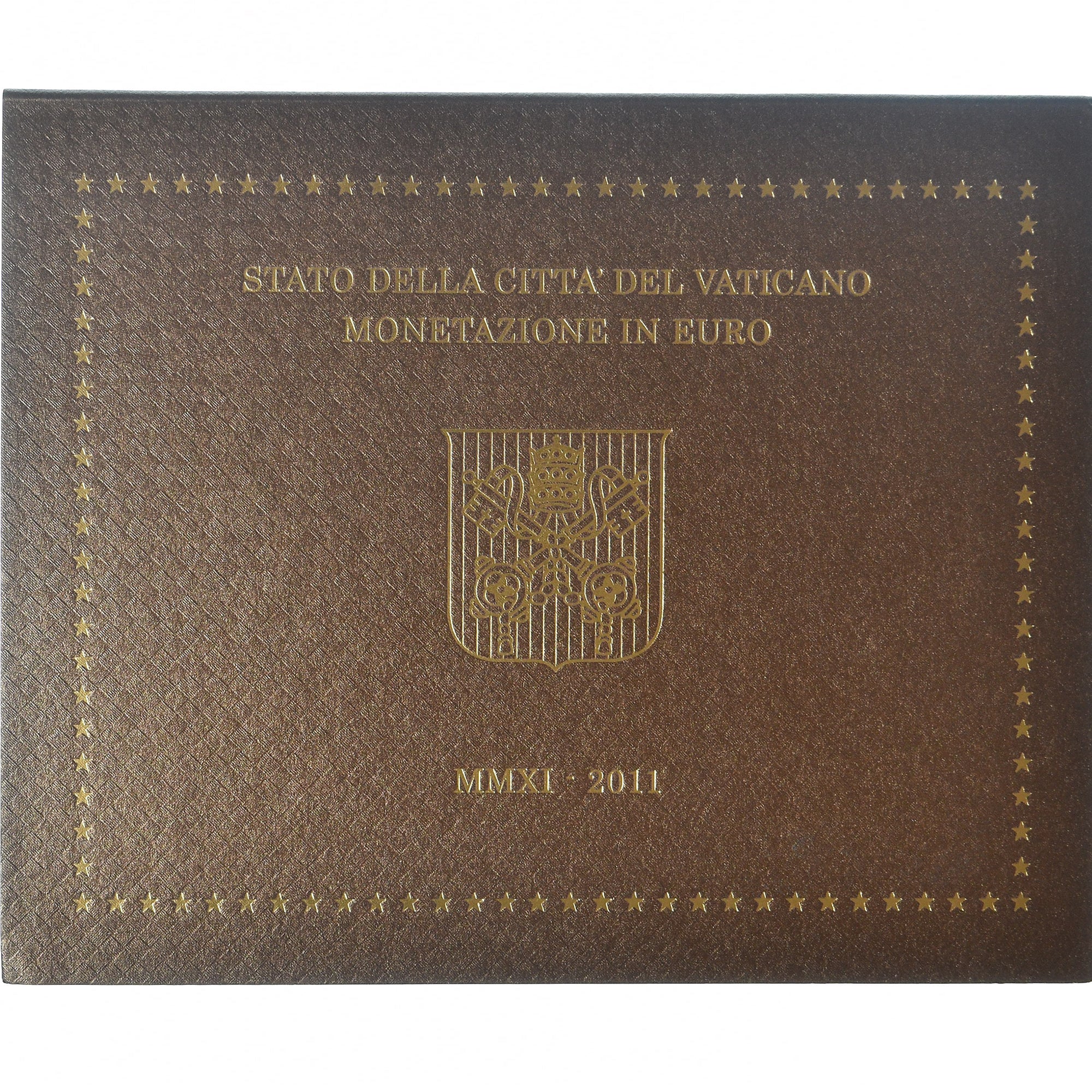 Watykan, Pape Benoit XVI, Set 1 ct. - 2 Euro, 2011, Rome, MS(65-70), ND