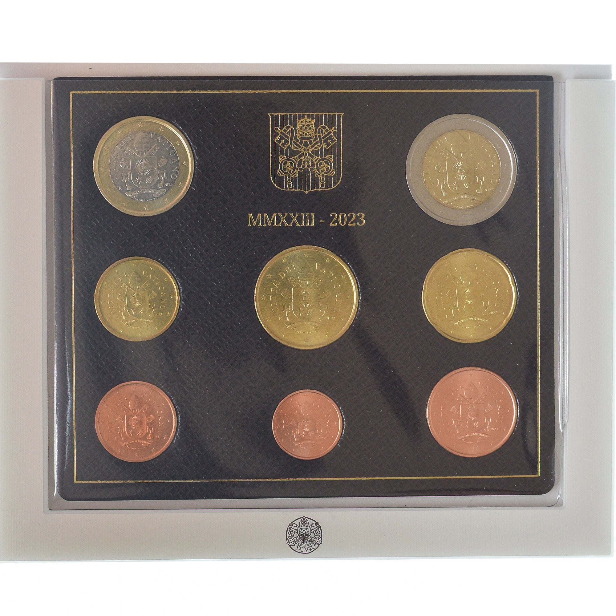 Watykan, Pape François, Set 1 ct. - 2 Euro, 2023, Rome, MS(65-70), ND