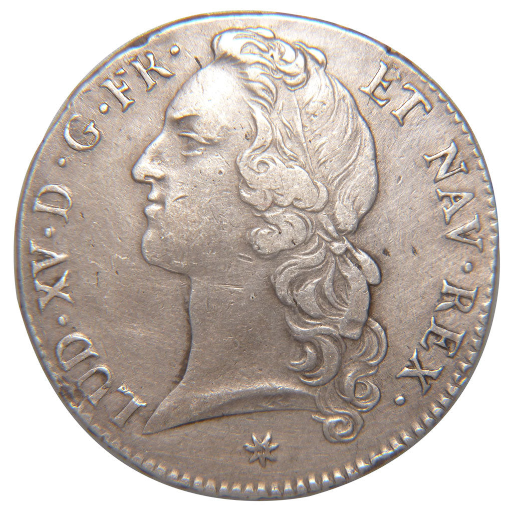 FRANCE, Écu au bandeau, Ecu, 1760, Toulouse, EF(40-45), Silver, Gadoury #322, ..