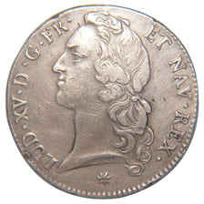 FRANCE, Écu au bandeau, Ecu, 1760, Toulouse, EF(40-45), Silver, Gadoury #322, ..