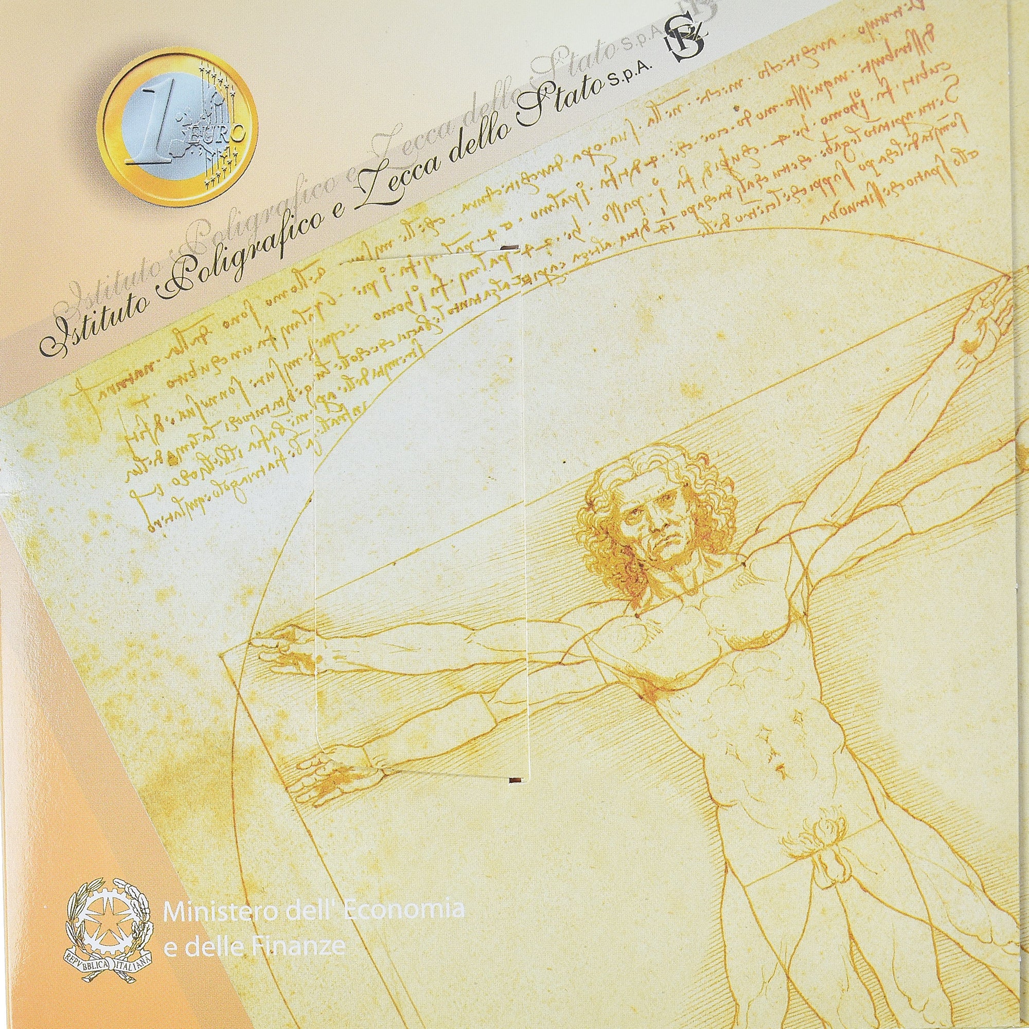 Italia, Set 1 ct. - 2 Euro, 2004, Rome, Coin card.FDC, FDC, N.C.