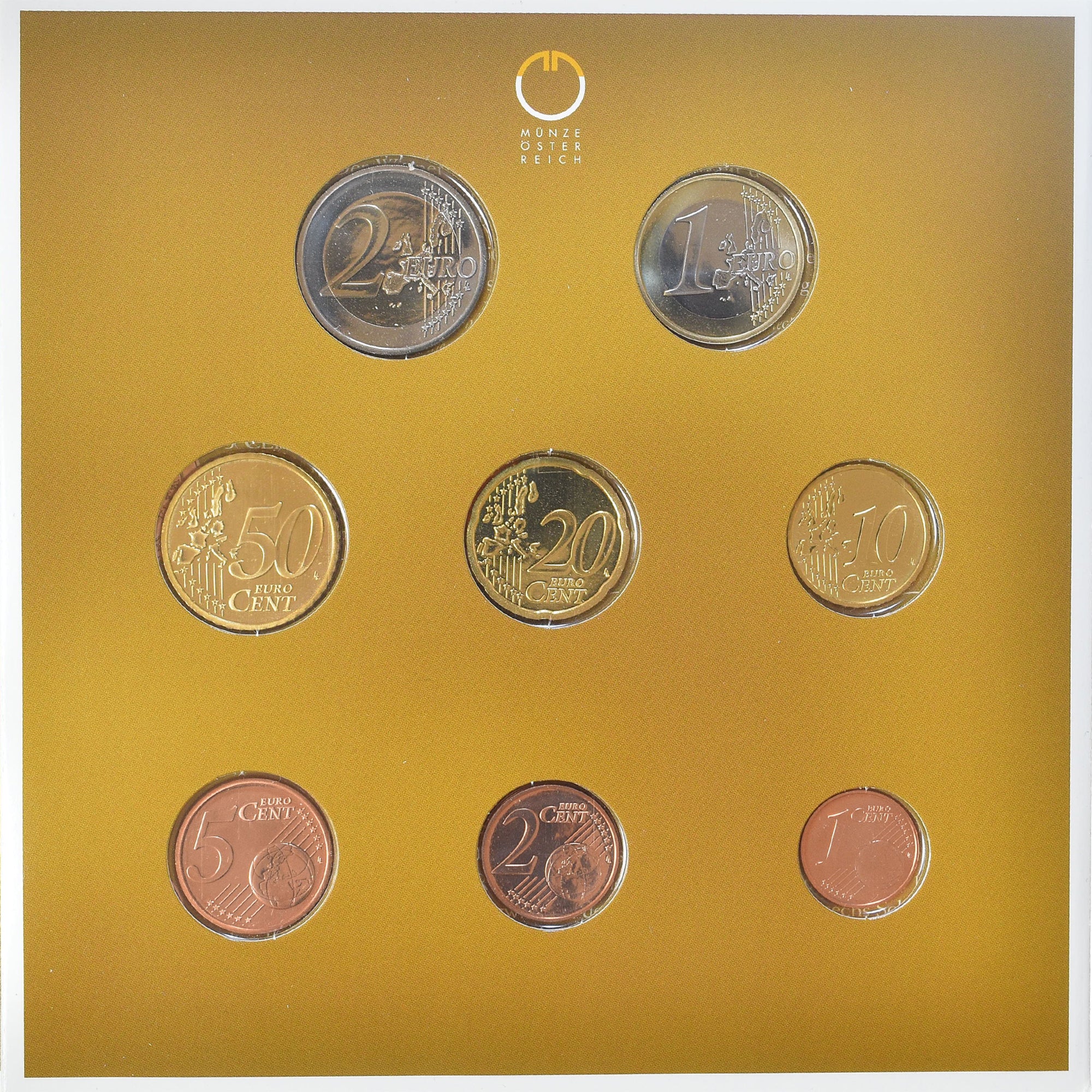 Áustria, Set 1 ct. - 2 Euro, 2006, Vienna, FDC, MS(65-70), N/D
