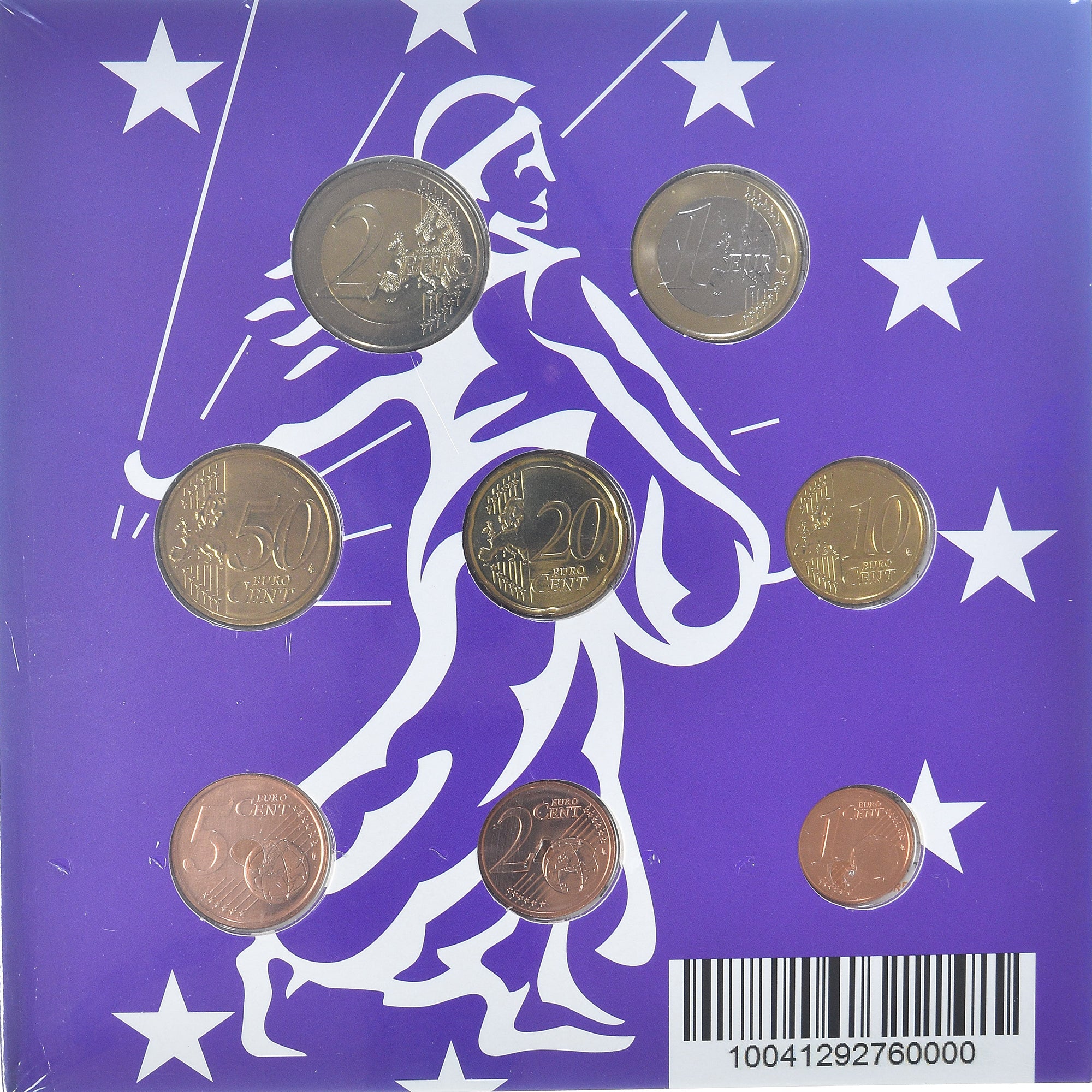 France, Coffret 1c. à 2€, 2015, Monnaie de Paris, FDC.BU, MS(65-70)