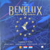 Benelux, 3x 1 ct. - 2€ + Token, euro set, 2004, FDC, MS(65-70), ND