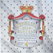 Benelux, 3x 1 ct. - 2€ + Token, euro set, 2014, FDC, MS(65-70)