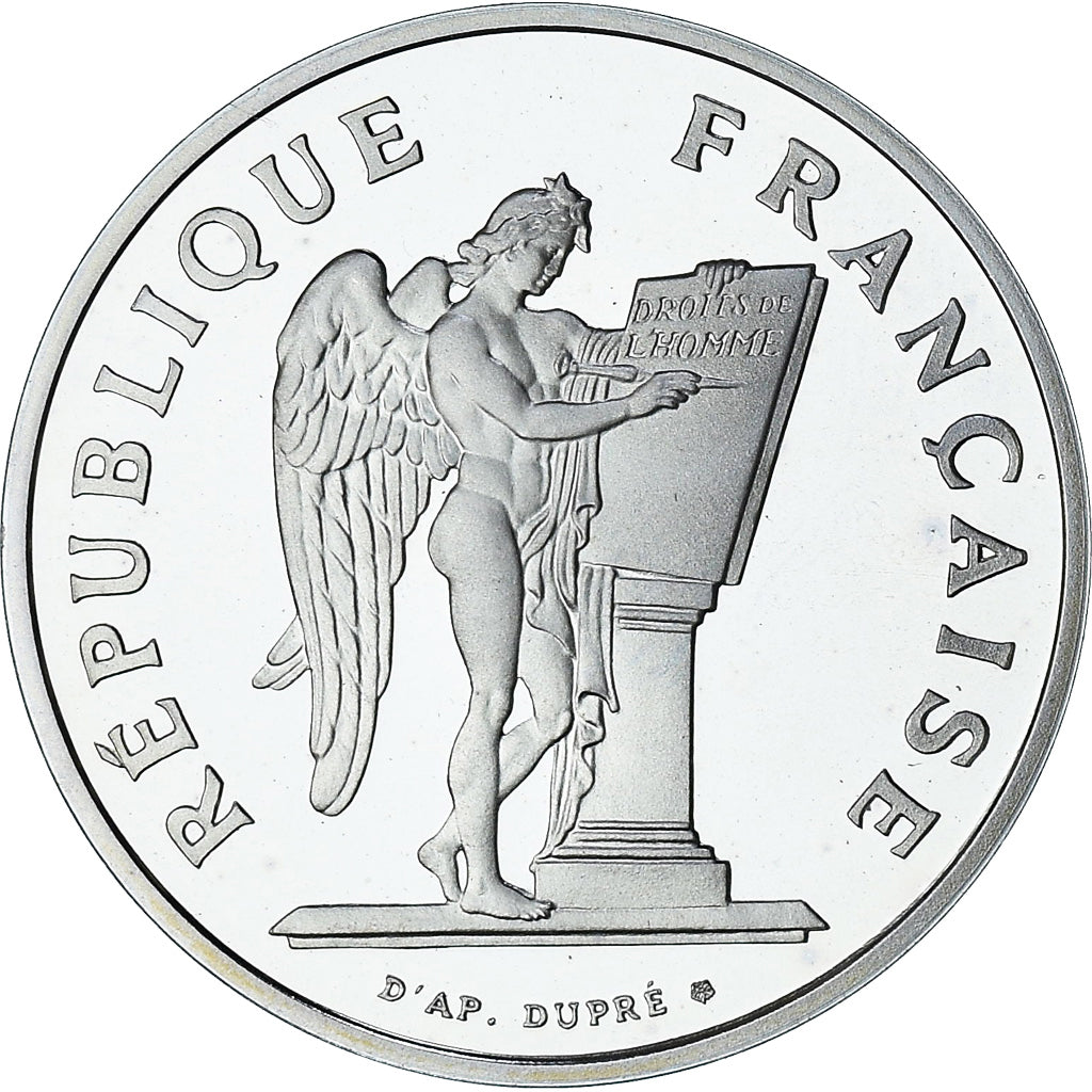 Francja, Droits de l'Homme, 100 Francs, 1989, Paris, Proof / BE, MS(65-70)