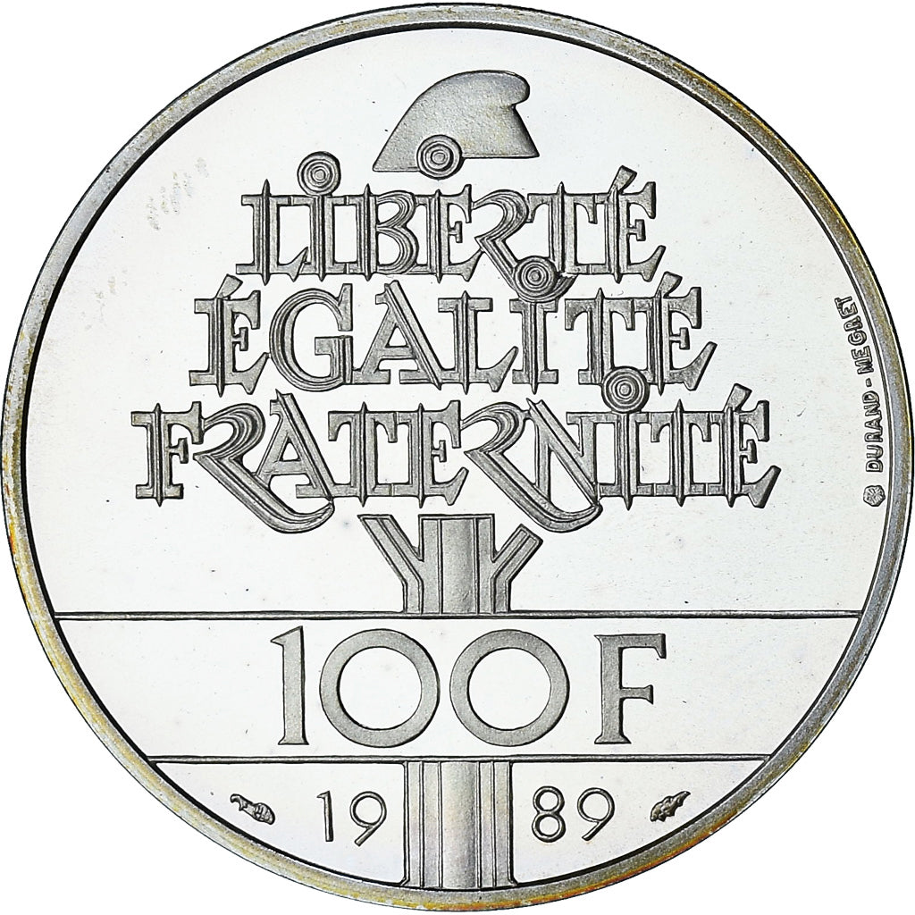 Francja, Droits de l'Homme, 100 Francs, 1989, Paris, Proof / BE, MS(65-70)