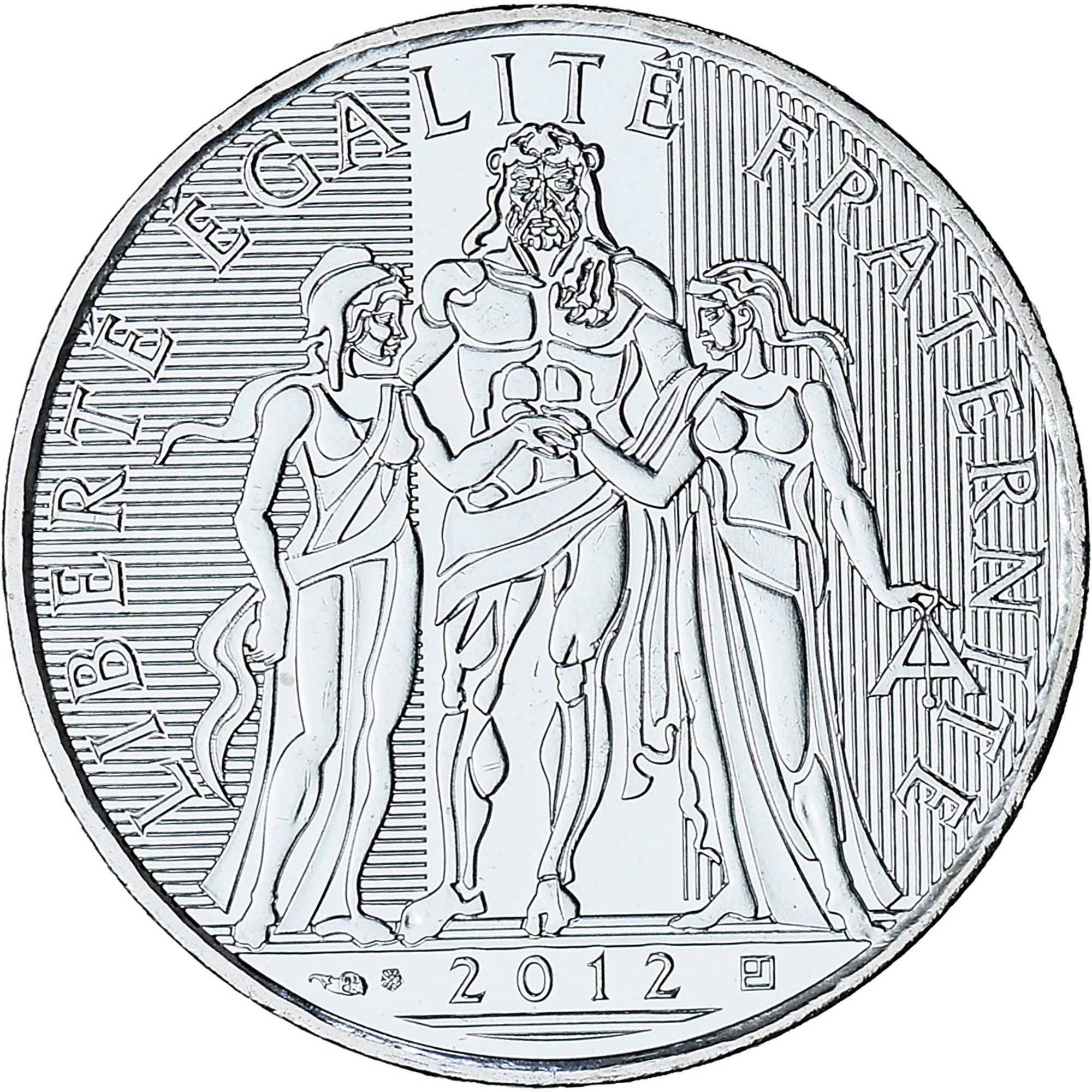 France, Hercule, 10 Euro, 2012, Paris, FDC, Argent