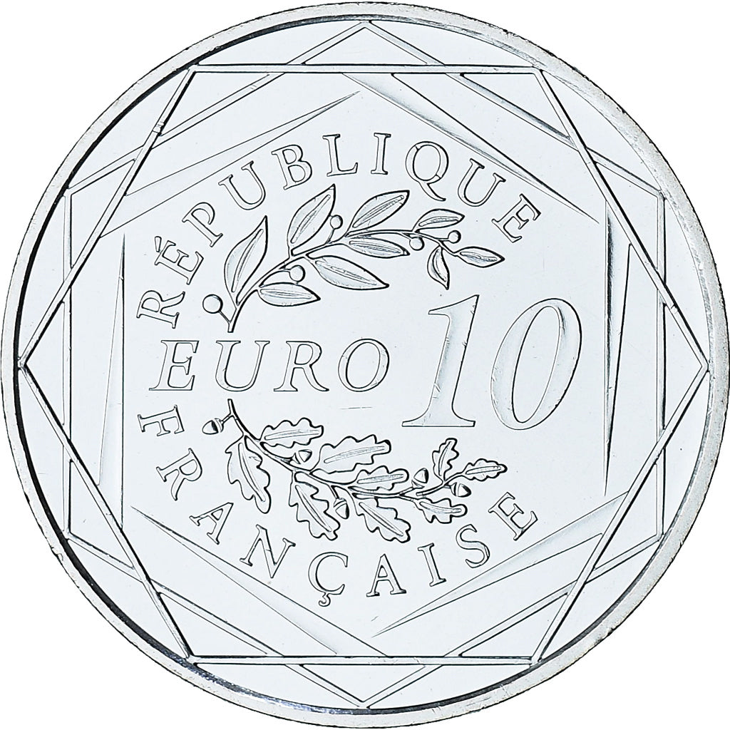 France, Hercule, 10 Euro, 2012, Paris, FDC, Argent
