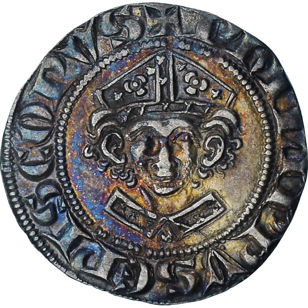 France, Cambrésis, Philippe de Marigny, 1/2 Gros, 1306-1309, Cambrai