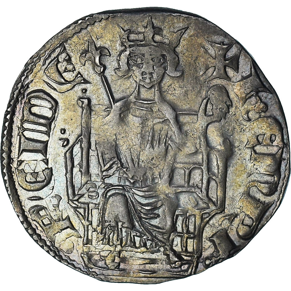 Cyprus, Crusader States, Henri II, Gros, 1285-1306, Nicosia, VF(30-35), Billon