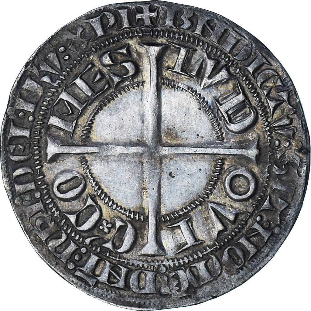Bélgica, comté de Flandre, Louis I de Crécy, Gros au lion, 1322-1346