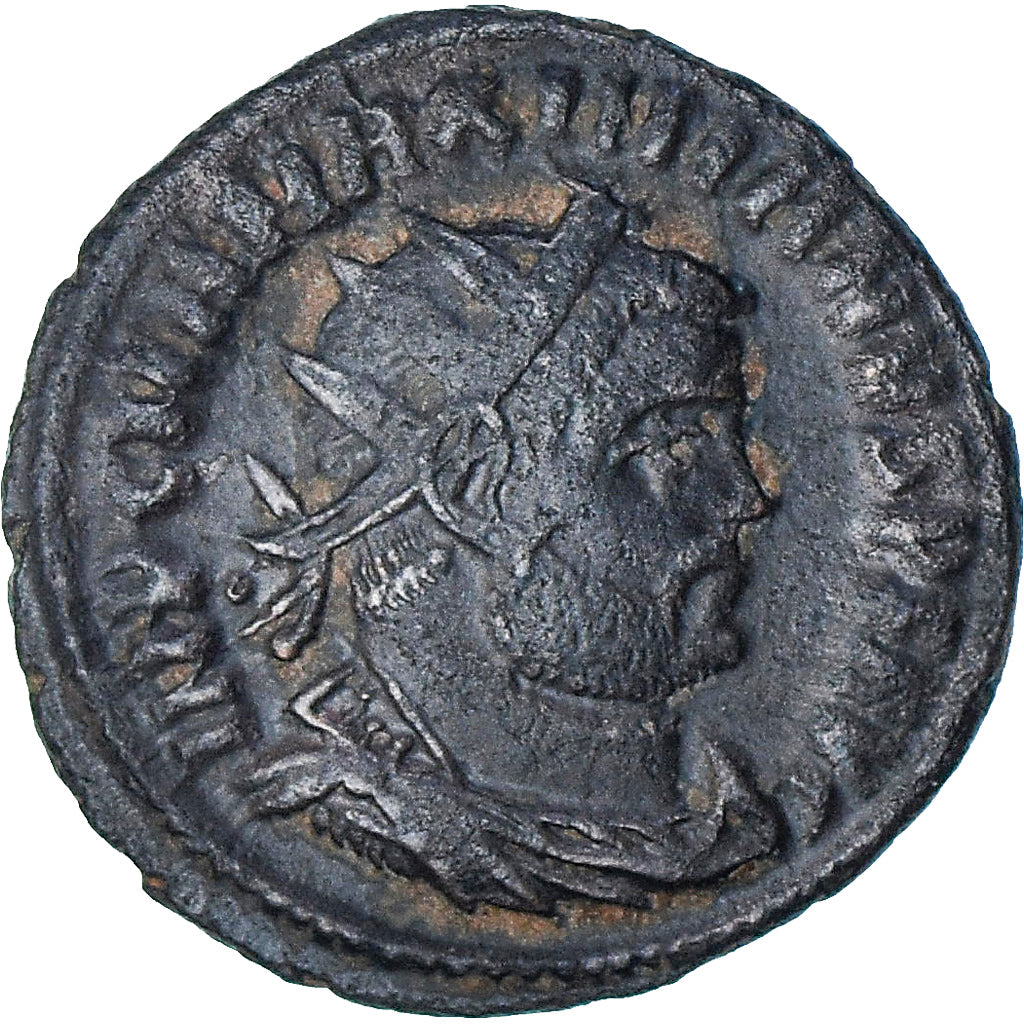 Maximianus, Æ radiate fraction, 295-299, Cyzicus, SS+, Bronze, RIC:15b