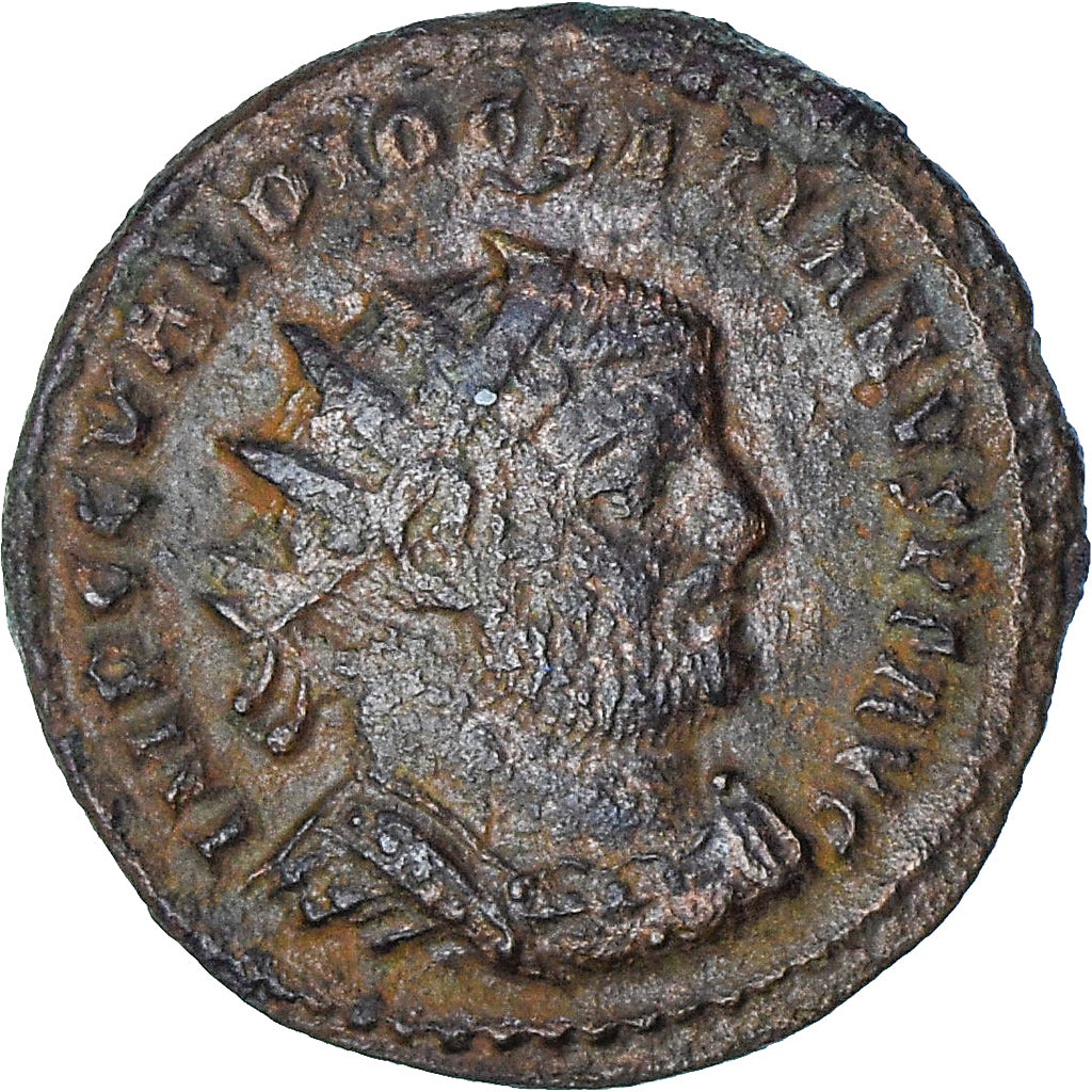 Diocletian, Æ radiate fraction, 295-299, Cyzicus, EF(40-45), Bronze, RIC:15a