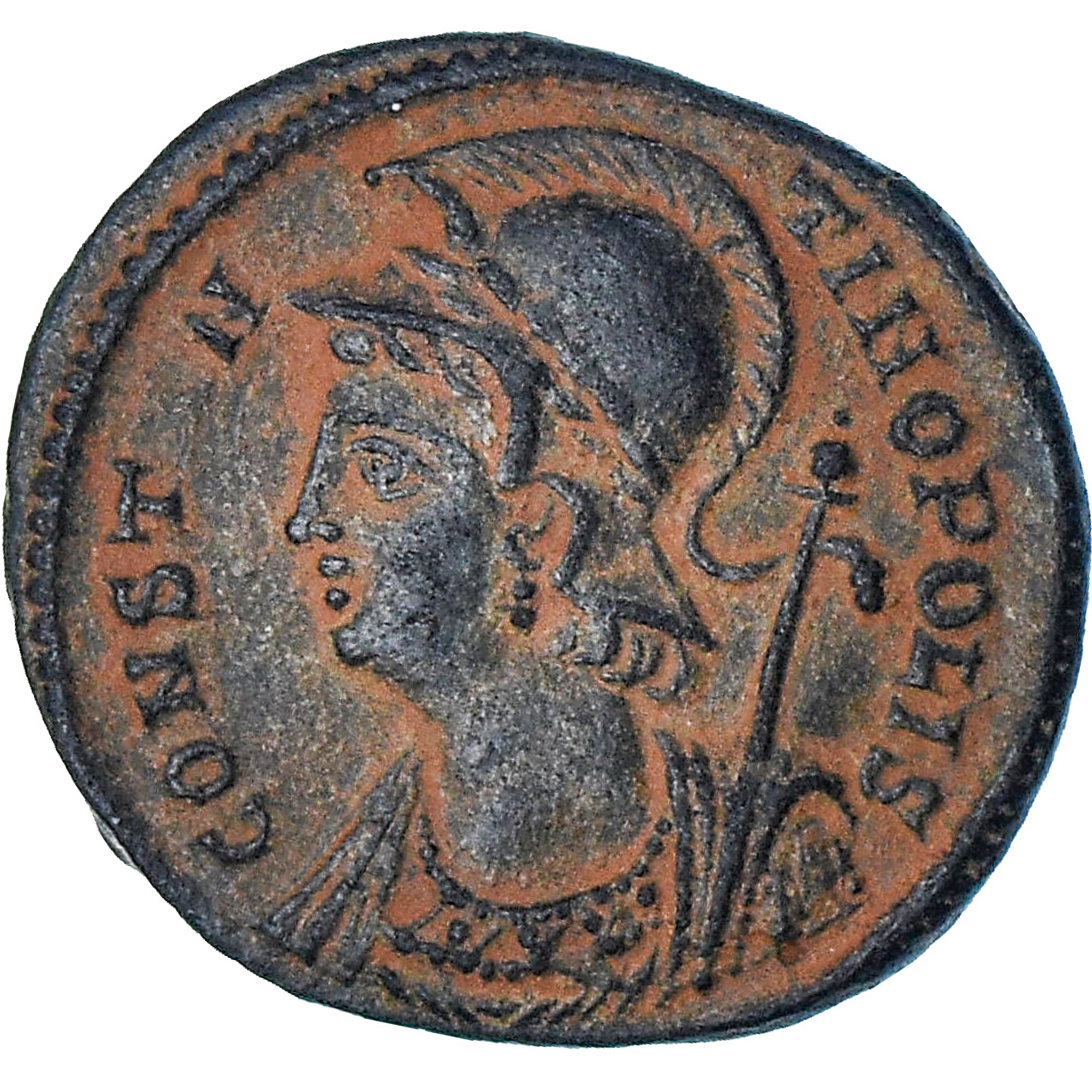 Constantinople, City Commemoratives, Follis, 330-335, Antioch, AU(55-58)