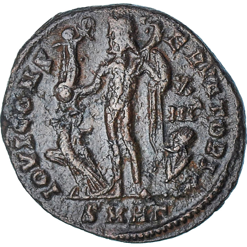 Licinius II, Follis, 321-324, Heraclea, AU(50-53), Bronze, RIC:54
