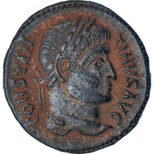 Constantine I, Follis, 321-324, Siscia, BB+, Bronzo, RIC:180