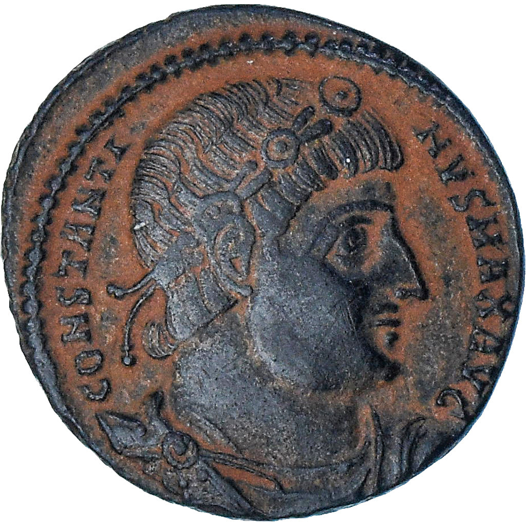 Constantine I, Follis, 330-335, Antioch, AU(55-58), Bronze, RIC:86