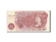 Billete, 10 Shillings, 1962, Gran Bretaña, KM:373b, Undated, BC+