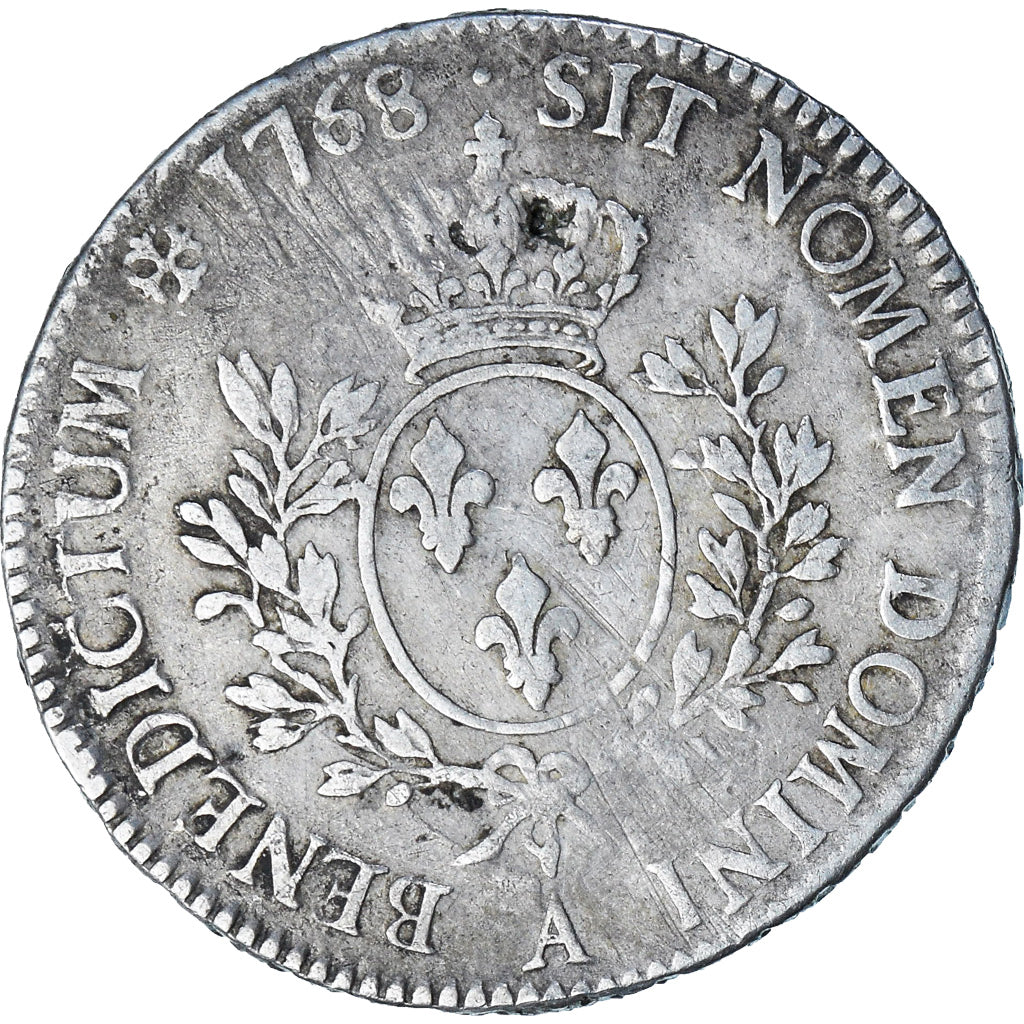 Frankrijk, Louis XV, Écu au bandeau, 1768, Paris, FR+, Zilver, Gadoury:322