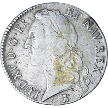 Frankreich, Louis XV, Écu au bandeau, 1749, Nantes, S, Silber, Gadoury:322