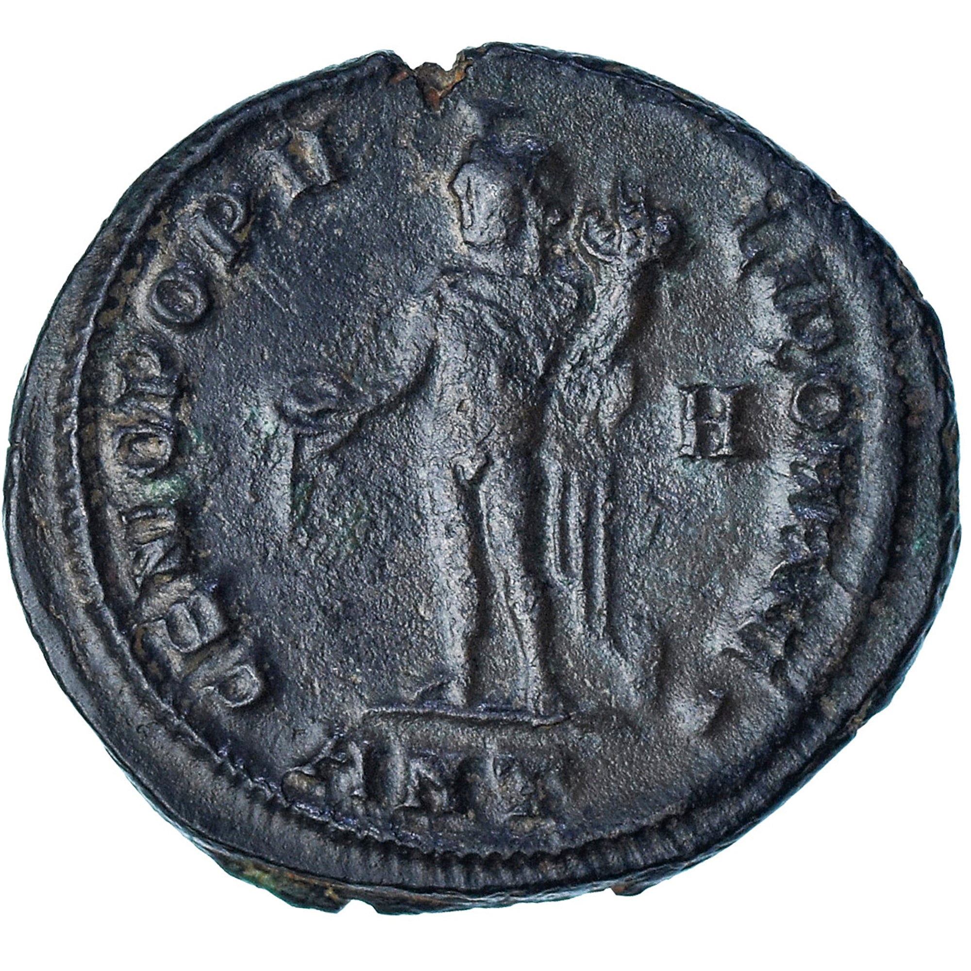 Diocletianus, Follis, 304-305, Antioch, Bronzen, ZF+, RIC:58a