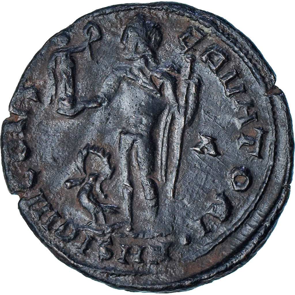 Licinius I, Follis, 308-324, Thessalonica, Brązowy, AU(50-53)