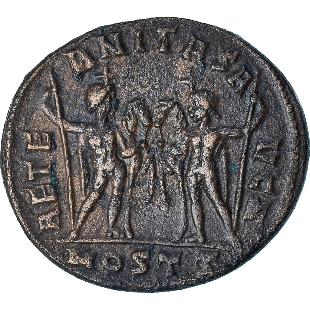 Maxentius, Follis, 309-312, Ostia, Bronze, SS+, RIC:35