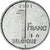 Belgia, Albert II, 1 Franc, 2001, série FDC, MS(65-70), Nikiel platerowany