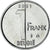 Bélgica, Albert II, 1 Franc, 2001, série FDC, MS(65-70), Ferro Niquelado