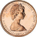 BRITSE MAAGDENEILANDEN, Elizabeth II, Cent, 1975, Franklin Mint, Proof, FDC
