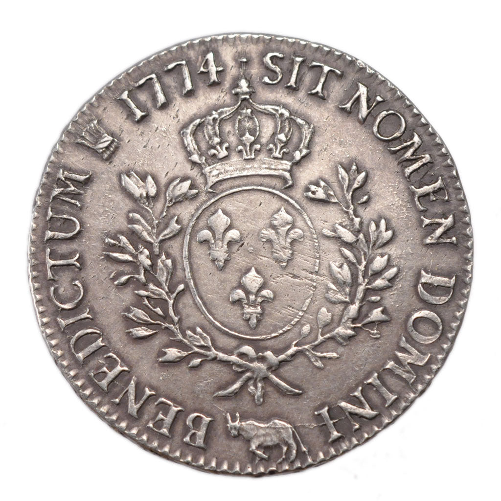 Francia, Ecu, 1774, Pau, BB, Argento, Gadoury:323a