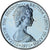 ISLAS VÍRGENES BRITÁNICAS, Elizabeth II, 10 Cents, 1975, Franklin Mint, Proof