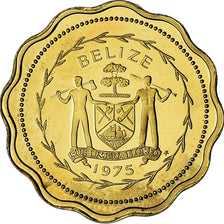 Belize, Elizabeth II, Cent, 1975, Proof, MS(64), Bronze, KM:46