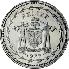 Belize, Elizabeth II, Dollar, 1975, Proof, MS(64), Cupronickel, KM:43