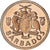 Barbados, Cent, 1975, Proof, UNC, Bronzen, KM:10