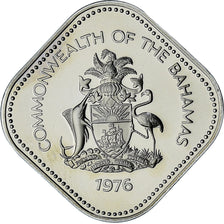 Bahamas, Elizabeth II, 15 Cents, 1976, Proof, MS(64), Cupronickel, KM:62