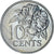 Trinidad and Tobago, 10 Cents, 1975, Proof, MS(64), Cupronickel, KM:27
