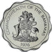 Bahamy, Elizabeth II, 10 Cents, 1976, Proof, MS(64), Cupronickel, KM:61