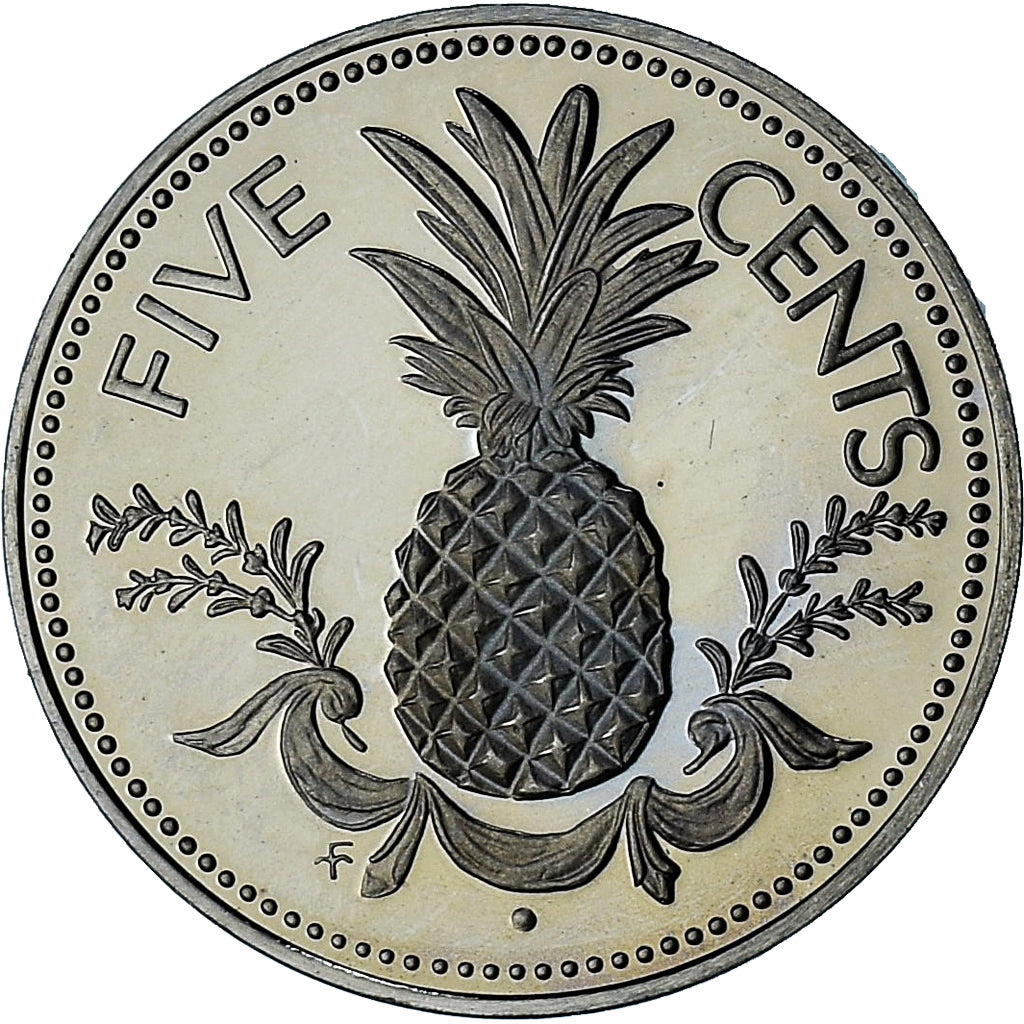 Bahamas, Elizabeth II, 5 Cents, 1976, Proof, SPL+, Du cupronickel, KM:60