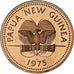 Papua New Guinea, 2 Toea, 1975, Proof, MS(64), Bronze, KM:2