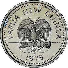 Papua New Guinea, 5 Toea, 1975, Proof, MS(64), Cupronickel, KM:3
