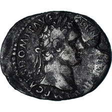 Domitianus, Denarius, 81-96, Fourrée, Zilver, ZF