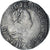 Francia, Henri III, Franc au Col Plat, 1579, Amiens, MB+, Argento, Gadoury:496