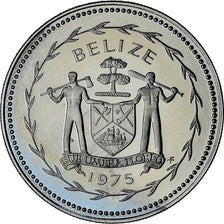Belize, Elizabeth II, 50 Cents, 1975, Proof, MS(64), Cupronickel, KM:50