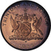 TRINIDAD E TOBAGO, 5 Cents, 1975, Proof, SPL+, Bronzo, KM:26
