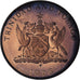 Trinidad y Tobago, 5 Cents, 1975, Proof, SC+, Bronce, KM:26