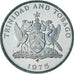 Trinidad and Tobago, 25 Cents, 1975, Proof, MS(64), Cupronickel, KM:28